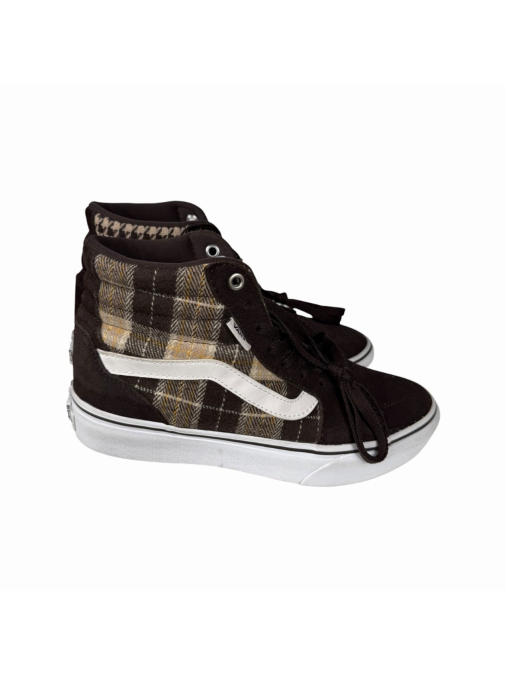Vans Women Filmore Hi Platform Sneakers Plaid Houndstooth Women Size 8